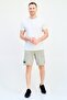 Men Sportswear Fit Drawstring Outdoor Shorts, Grey - 4