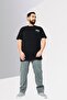 Men Crew Neck Short Sleeve Graphic Print T-Shirt, Black - 4