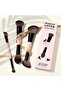 Face Makeup Brushes 6-in-3 Double Ended Makeup Brush Set for Foundation Contour Blush T508 - 7