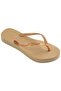Slim Flatform Women's Yellow Slippers - 4144537 - 5