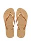 Slim Flatform Women's Yellow Slippers - 4144537
