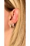 Diva Charm Sparkle Hoop Earrings - 2