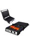 Stainless Steel Contact Grill – Non-Stick Panini Press with 180° Open & Lid Lock Design 2000W - 2