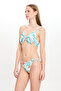 Women's Multi-Color Textured Wide Triangle Bikini Set 25Sw002St - 3