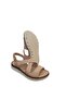 1716 Genuine Leather Nude Women's Sandals - 5