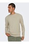Onsloui Reg 12 Mel Crew Knit Noos 22029951 Oatmeal - 6
