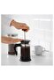 Quality Glass 400 ml French Press Height: 17 cm Diameter: 8 cm Black - 3