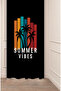 Summer Vibes Summer Palm Sun Pattern Special Design Digital Printed (Single Wing) Modern Stylish Background Curtain