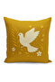 Set of 4 Double-Sided Digital Print Cushion Covers (Punch Embroidery Pattern Look) - 5