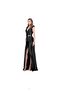 Rochie, Perdonna, Lycra, Negru, 36