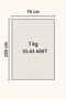 Bullet Paper White 1 kg (55-65 Pieces) Model Sticker Mold Sticker Paper - 8