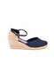 Real Handmade Straw Wedge Heel Linen Straw Women's Espadrille Handmade - 3