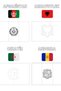 Flags of the World Coloring Book with Colorful Flag Samples (200 Countries) - 3