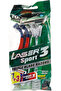 Sport 3 Firm Grip Tripple Blade Disposable Shaving Razor-10 Pieces
