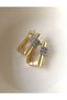 Steel Luss Gold Earrings - 2