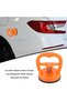 Car plate fixing/pulling suction cup, orange - 5