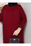 Our Striped Viscose Combed Cotton Dress with a Fabric That Doesn'T Define the Line of the Hat - 3