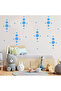 Premium Baby Blue Mix Polka Round Polka Dot Wall Sticker Set 268 Pieces 1.5–18 cm Various Sizes Wall Decals - 2