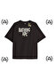 Y2K Chrome Printed Black T-Shirt