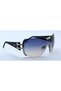 Sch 935 Palladium Blue Glass Stone Sunglasses - 5