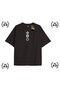 Y2K Destroy Lonely Printed Black T-Shirt