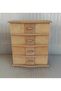 4 Drawers Jewelry Box Paintable Raw Mdf Wooden Box Gift Memory Keepsake Box Jewelry Buckle Box - 2