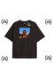 Y2K Funny Printed Black T-Shirt