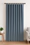 Nova Series Pleatless Linen Background Curtain - Indigo - 2
