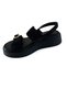 Women's Orthopedic Sole Suede Metal Buckle Sandals - Cardi̇ - 4