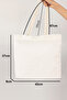 Punch Embroidered Canvas Fabric Beach and Casual Shoulder Bag – Colorful Design, Durable Woven, Summer - 2