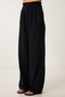 Linen Vest Pants Suit Black Lrv0106 - 4