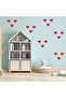 Heart Wall Sticker Set in 5cm Size - 125 Pieces