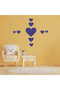 Various Sizes Heart Shaped Wall Sticker Set - 97 Pieces - 4
