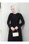 Sandy Cross Draped Skirt Gathered Dress - 5