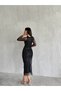 Detailliertes Tüllkleid mit Glitzer - 5