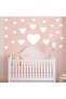 Various Sizes Heart Shaped Wall Sticker Set - 97 Pieces - 3