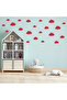 Cloud Shaped Wall Sticker Set in Various Sizes - 100 Pieces