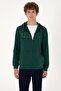 Men's Dark Green Knitted Cardigan 50289029-Vr079