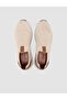 Knitwear Beige Men's Sports Shoes - 5