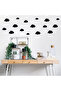 Cloud Shaped Wall Sticker Set in Various Sizes - 100 Pieces - 3