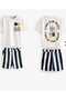 Boy's Palm Detailed T-Shirt and Shorts Set - 5
