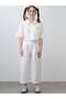 Girl's Crop Shirt Poplin Pants Set