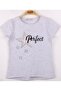 Girl's Perfect Star Printed T-Shirt