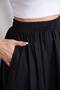 Long Elastic Waist Poplin Fabric Double Pocket Relaxed Cut Hijab Skirt Unlined (Length 90 cm) - 5