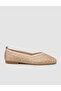 Serario Fabric Stone Beige Women's Ballerinas