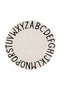 Round ABC Natural-Siyah