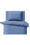 Military Bedding Set: Blue Sheet, Pillow Case And Duvet Cover - Military Material