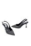 Pythagoras Ps-31930 7 cm Heeled Women's Stone Open Back Stiletto Evening Dress Shoes - 2