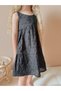 Yigit Boutique Brode Fabric Strap Girl's Dress - 4