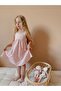 Brode Fabric Strap Girl's Dress - 4
